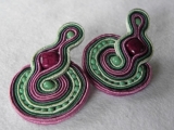 Kolczyki sutasz (soutache)